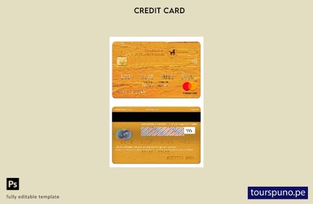 lista para imprimir plantilla de tarjeta mastercard de Senegal Banque Atlantique